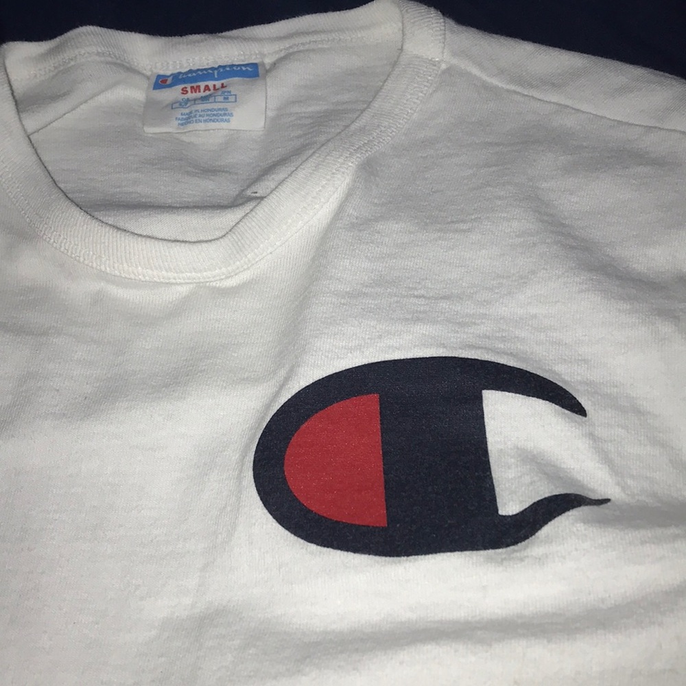 White Champion long sleeve